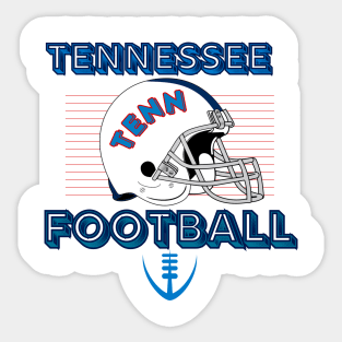 Tennessee Football Vintage Style Sticker